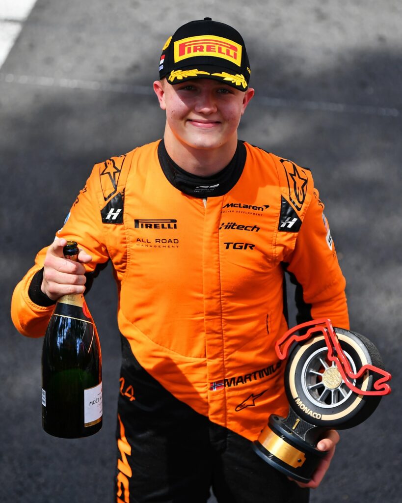 McLaren junior Martinius Stenshorne takes victory